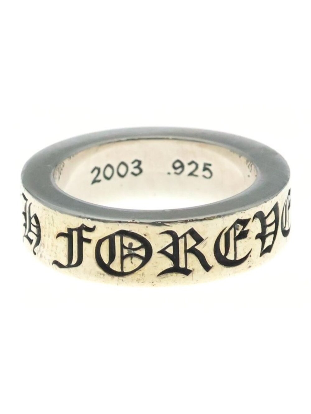 Chrome Hearts Spacer Forever Ring Silver